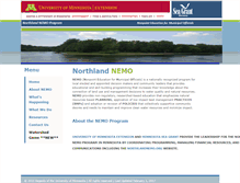 Tablet Screenshot of northlandnemo.org
